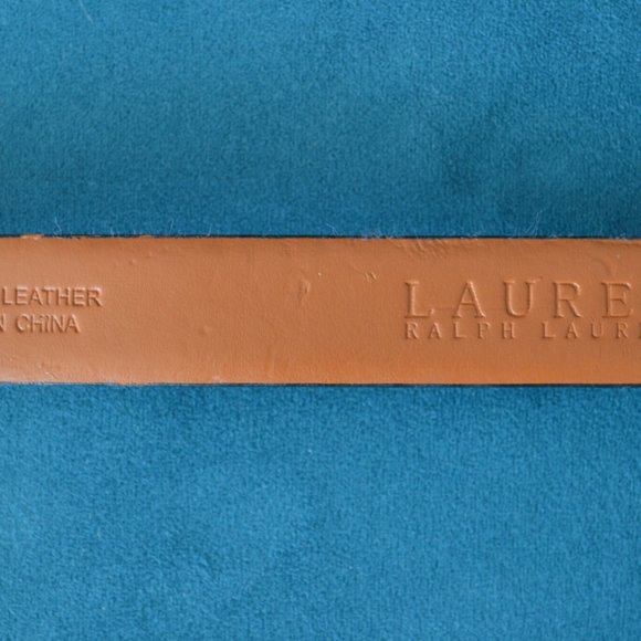 Ralph Lauren Crocodile-stamped Leather Belt - Picture 5 of 7